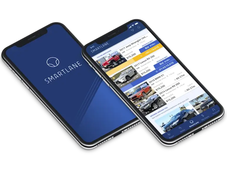 On-line mobile and web car auction SmartLane cover